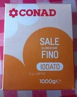 Mängden socker i Sale Iodato Fino 1000G