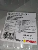 Mängden socker i Provolone dolce a fette sottili