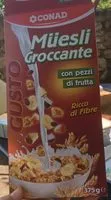 Mängden socker i Müesli Croccante Con Pezzi di Frutta
