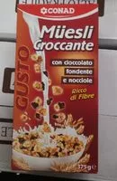 Mängden socker i Muesli Croccante Con Cioccolato Fondente E Nocciole