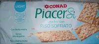 Mängden socker i Cracker con riso soffiato