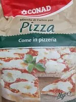 Mängden socker i Miscela farine per pizza