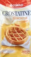 Mängden socker i Crostatine albicocca