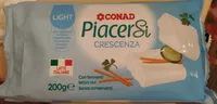 Mängden socker i piacersi crescenza light