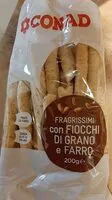 Mängden socker i Fragrissimi con fiocchi di grano e farro