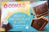 Mängden socker i Biscotto con cioccolato al latte