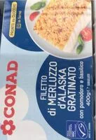 Mängden socker i Filetto di Merluzzo d'Alaska Gratinato con pomodoro e basilico
