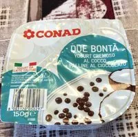 Mängden socker i Due bontà yogurt cremoso al cocco + palline al cioccolato