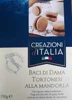 Mängden socker i Creazioni Ditali Baci Di Dama Tortonesi alla Mandorla