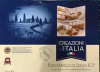 Mängden socker i Ricciarelli di Siena IGP