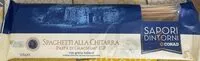 Mängden socker i Spaghetti alla chitarra
