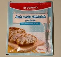 Mängden socker i Pasta madre disidratata