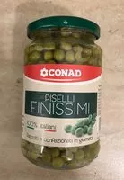 Mängden socker i Piselli Finissimi