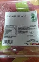Mängden socker i Salame Milano Conad