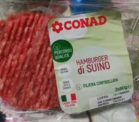 Mängden socker i Hamburger di suino