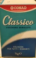Mängden socker i Classico zucchero semolato
