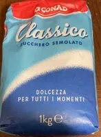 Mängden socker i Zucchero bianco semolato