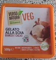 Mängden socker i Gelato alla soia bianco e cacao