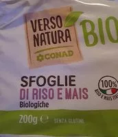 Mängden socker i Sfoglie di riso e mais Bio