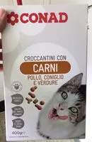 Mängden socker i Croccantini con carni