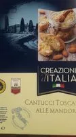 Mängden socker i Cantucci toscani IGP alle mandorle