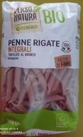 Mängden socker i Penne rigate integrali