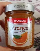 Mängden socker i Marmellata di arance