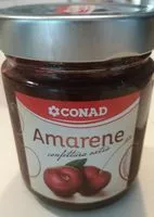 Mängden socker i Marmellata alle amarene