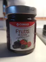 Mängden socker i Confettura extra di frutti di bosco