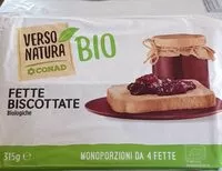 Mängden socker i Fette biscottate