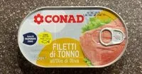 Mängden socker i Filetti di tonno