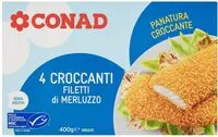 Mängden socker i 4 Croccant Filetti di Merluzzo