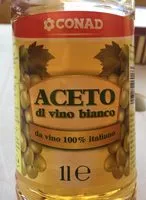 Mängden socker i Aceto di vino bianco