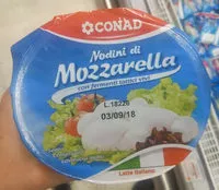 Mängden socker i Nodini di mozzarella