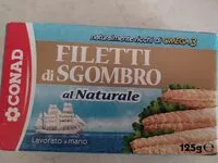 Mängden socker i Filetto di sgombro