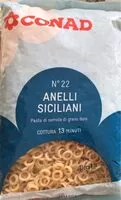 Mängden socker i Anelli siciliani