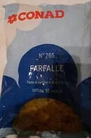 Mängden socker i Farfalle