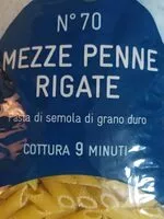 Mängden socker i Mezze penne rigate n 70