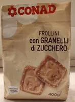 Mängden socker i FROLLINI con GRANELLI di ZUCCHERO