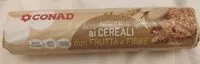 Mängden socker i Biscotti ai cereali con frutta e fibre