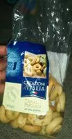 Mängden socker i taralli pugliesi all'olio d'oliva