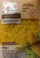 Mängden socker i Stelline mais e riso