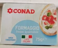 Mängden socker i Formaggio fresco spalmabikr