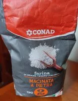 Mängden socker i Farina di grano tenero macinata a pietra