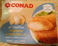 Mängden socker i Gli appetitosi formaggi+mozzarella