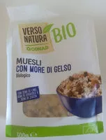 Mängden socker i Muesli con more di gelso