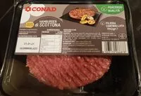 Mängden socker i Hamburger di Scottona