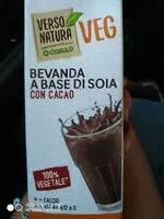 Mängden socker i Latte soia e cioccolato
