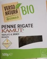 Mängden socker i Penne Rigate KAMUT Trafilate al bronzo