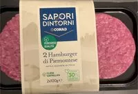 Mängden socker i Hamburger di Piemontese